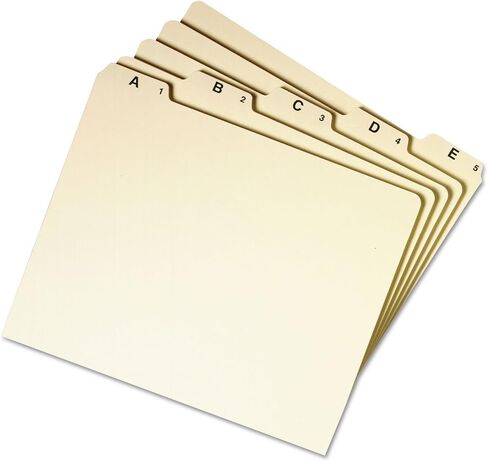 SMEAD 50176 TOP TOP FIL FILE أدلة Alpha 1/5 TAB MANILA LETTER 25/SET in Saudi Arabia