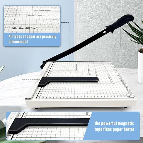 12 "قطع ورق المقصلة ، قاطع الورق لـ Cardstock الثقيلة 12 بوصة ، مقطعة بشكل نظيف وبسرعة ، طول 12 بوصة ، 10 ورقة. A4 in Kuwait