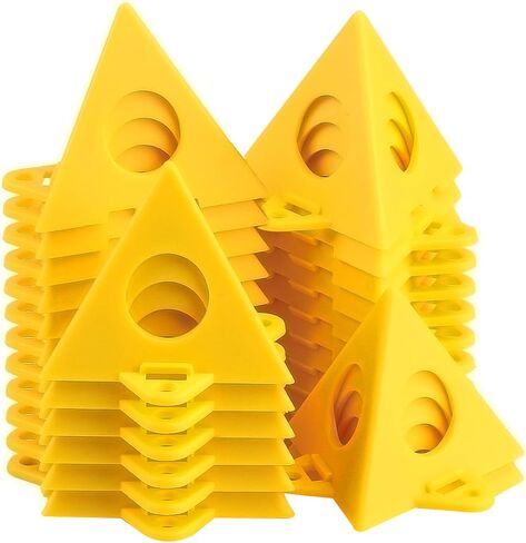 RUGLAMZHIP 20pcs Painters Painting Pyramid Stands,Cabinet Doors Risers & Painting - Paint Triangle Stands Mini Cones Tripods for Canvas Support & Pouring - Art DIY Projects Household Essemtials in Saudi Arabia