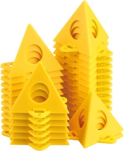 RUGLAMZHIP 20pcs Painters Painting Pyramid Stands,Cabinet Doors Risers & Painting - Paint Triangle Stands Mini Cones Tripods for Canvas Support & Pouring - Art DIY Projects Household Essemtials in Saudi Arabia