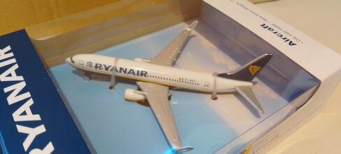 PPC Single Diecast Plane Ryan Air Boeing EI-HGT in Saudi Arabia
