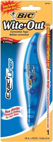 BIC WHITE-OPT SCARE LINER TAPE PEN 1/5 "x236" 10 packs pens (Woelp11) in Saudi Arabia