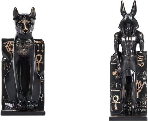 3D Bastet Cat Cat Magnets 3 Pack ، Decord Cat Cat Decor in Saudi Arabia