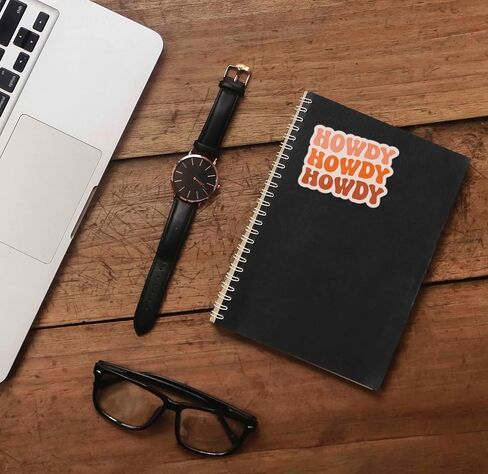 ملصق Howdy Southern لـ Hydroflask - شارات الكمبيوتر المحمول اللطيفة - ديسكو رعاة البقر ، آخر رواية العازبة حفلات حفلة in Saudi Arabia