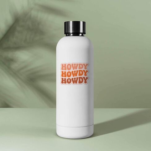 ملصق Howdy Southern لـ Hydroflask - شارات الكمبيوتر المحمول اللطيفة - ديسكو رعاة البقر ، آخر رواية العازبة حفلات حفلة in Saudi Arabia