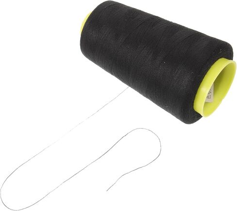 Angoily 40s Polyester Thread for Sewing Thick Black Perfect for Machine Sewing Projects in Saudi Arabia