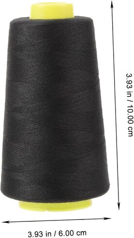 Angoily 40s Polyester Thread for Sewing Thick Black Perfect for Machine Sewing Projects in Saudi Arabia