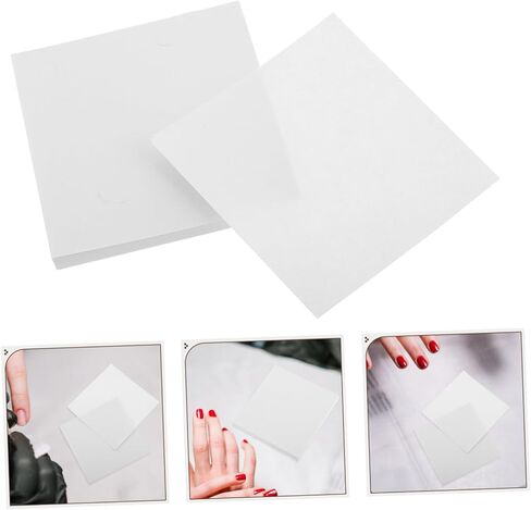 50pcs أظافر فن الرسم الورق لوحة خلط اللون لممارسة مانيكير تدريب دائمة لخلط غراء الأظافر للمهنيين والاستخدام الشخصي in Kuwait