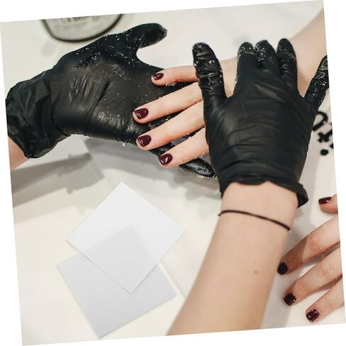 50pcs manicure خلط ورقة لوحة تمزق قبالة ممارسة فن الأظافر لتلميع الأظافر والغراء خلط للمهنيين واستخدام المنزل ورقة متينة للعرض in Saudi Arabia