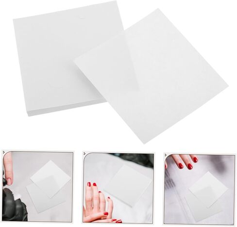 50pcs manicure خلط ورقة لوحة تمزق قبالة ممارسة فن الأظافر لتلميع الأظافر والغراء خلط للمهنيين واستخدام المنزل ورقة متينة للعرض in Saudi Arabia
