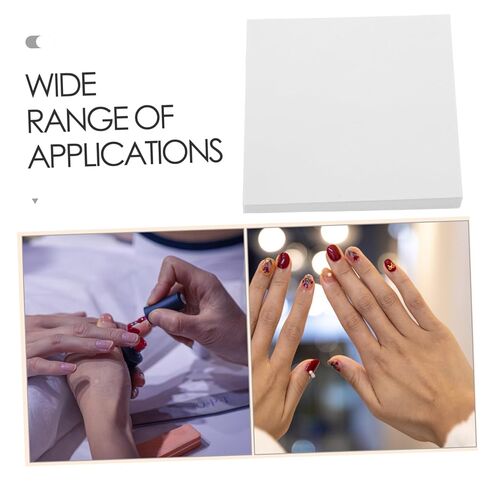 50pcs Nail Art Mixing Paper Tear Off Manicure Practice Color Mixing Palette for Nail Polish for Professionals and Home Use in Kuwait