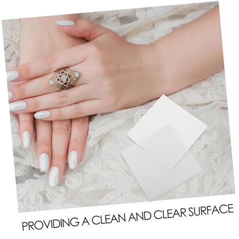 50pcs Nail Art Mixing Paper Tear Off Manicure Practice Color Mixing Palette for Nail Polish for Professionals and Home Use in Kuwait