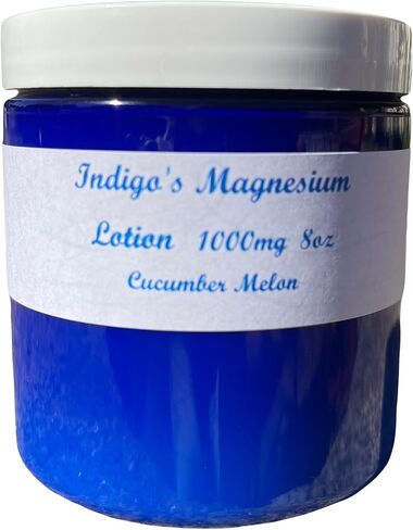 Indigo's Magnesium Lotion 1000mg Per Teaspoon (Cucumber Melon, 8oz) in Saudi Arabia