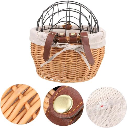 Balacoo Bike Frame Bag Baske Bicycle Basket for Dicks Small Consable Carrier Pet Termase Quicking Quicking in Kuwait