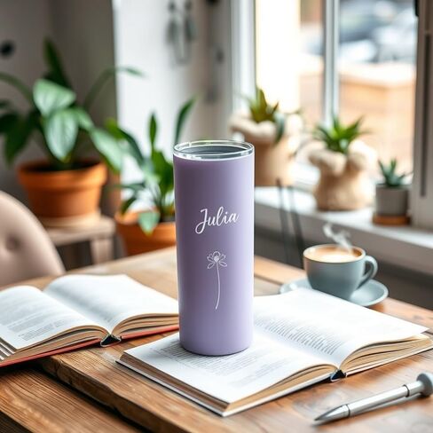 البهلوانات المخصصة مع الاسم والولادة زهرة - مخصصة 20 أوقية نحيل tumblers للنساء - بهلوان الفولاذ المقاوم للصدأ - هدايا عيد ميلاد للنساء ، أمي ، هدية خاصة in Saudi Arabia