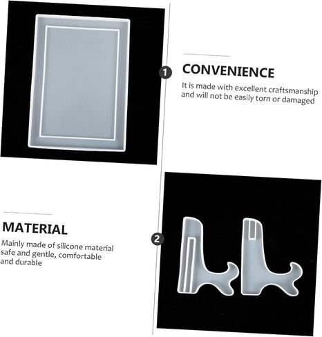 Gadpiparty 1set diy silicone photo frame make moulds epoxy epoxy agtors for materive freed freffiance silicon silicone fereas in Saudi Arabia