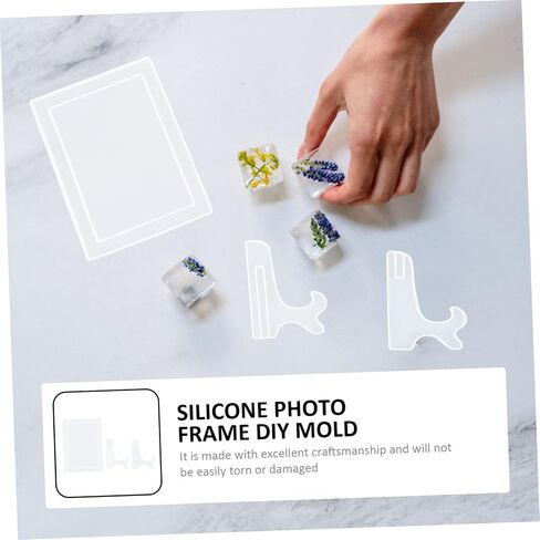 Gadpiparty 1set diy silicone photo frame make moulds epoxy epoxy agtors for materive freed freffiance silicon silicone fereas in Saudi Arabia
