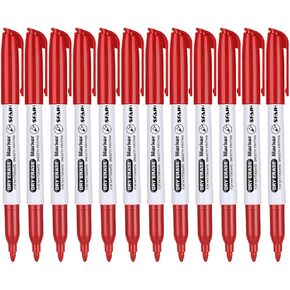 SFAIH Dry Erase Markers Fine Tip - 6 Pack Whiteboard Markers Dry Erase For Kids Adult Low Odor, Black Dry Erase Markers Fine Point For Home Classroom in Kuwait