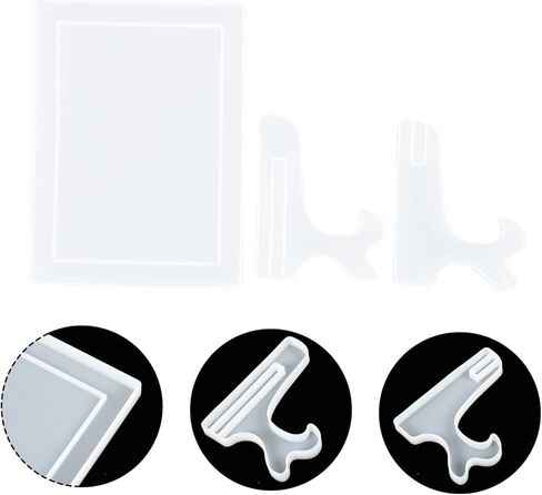 JOJOFUNY 1SET DIY SILICONE PHOTH Frame قالب إطار الصورة الإبداعية إطار الصب لزخارف فريدة من نوع in Kuwait