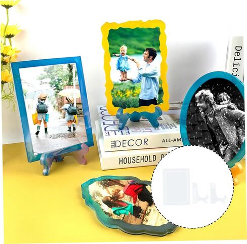 JOJOFUNY 1SET DIY SILICONE PHOTH Frame قالب إطار الصورة الإبداعية إطار الصب لزخارف فريدة من نوع in Kuwait
