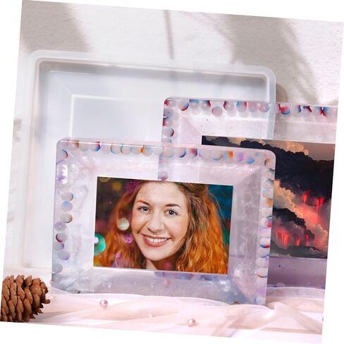 Gadpiparty Creative Silicone Photo Frame Molds for DIY Casting and Flexible Epoxy Molds for Unique Home for Craft Lovers Material with Easy Demolding in Saudi Arabia