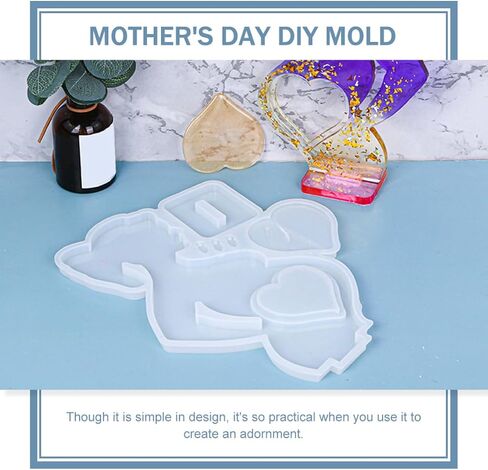إطار صورة السيليكون لعفن DIY الحرف اليومية الأم ، إطار الصورة صب القالب غير السهل إلى آمنة المواد السيليكون لمشاريع الديكور الفني الإبداعي in Kuwait