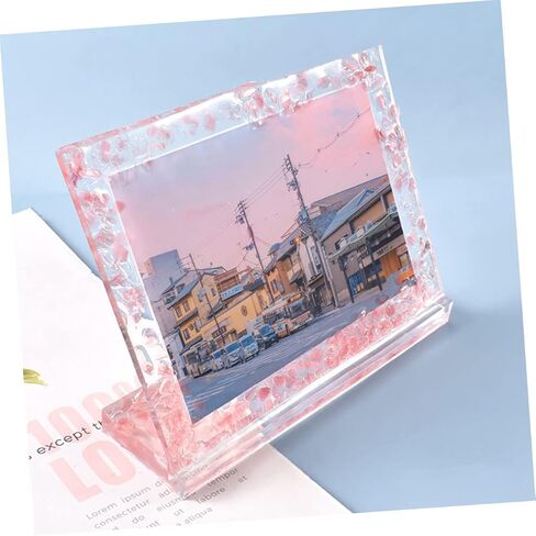 uonlytech 1pc إطار صورة DIY diy قالب السيليكون الإبداعي الكريستال إطار صورة إطار صورة للتصميمات المخصصة مرنة وسهلة للمشاريع الفنية وصياغة مع الأصدقاء in Kuwait