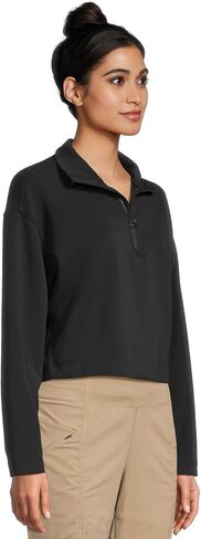 prAna Shea 1/2 Zip Black SM (Women's 4-6) in Saudi Arabia