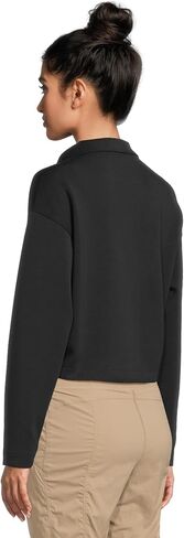 prAna Shea 1/2 Zip Black SM (Women's 4-6) in Saudi Arabia