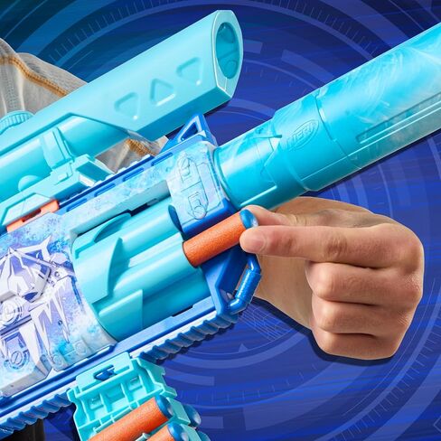 Nerf Loadout FrostFusion Blaster, 4 Interchangeable Attachment Accessories, 30 Nerf N1 Darts, Kids Toys & Gifts, Ages 8+ (Amazon Exclusive) in Saudi Arabia