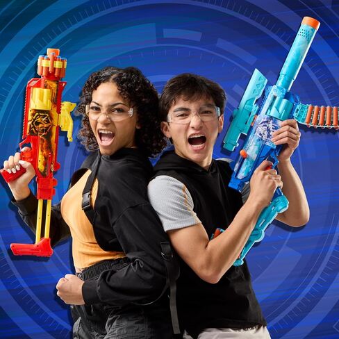 Nerf Loadout FrostFusion Blaster, 4 Interchangeable Attachment Accessories, 30 Nerf N1 Darts, Kids Toys & Gifts, Ages 8+ (Amazon Exclusive) in Saudi Arabia