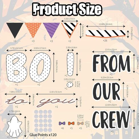 Fall Classroom Bulletin Board Decorations, 96Pcs Boho Pumpkin Maple Leaf Cutouts Borders Trim for Autumn Classroom Thanksgiving Harvest Halloween Party Supplies, Home School Door Wall Decors in Saudi Arabia