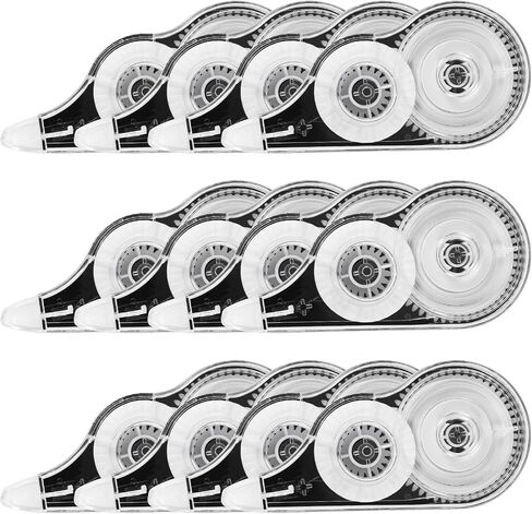 BESARME 12 Pack Correction Tapes, 39 Feet Each Correction Tape Roller Correction Tape Pen for Students Office Supplies, 1/5 X 472 Inches in Kuwait