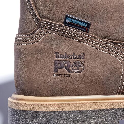 حذاء Timberland PRO النسائي Direct Attach مقاس 6 بوصة من الصلب الآمن عند أصابع القدم معزول ومقاوم للماء، حذاء عمل صناعي - - Coffee، 10 in Saudi Arabia