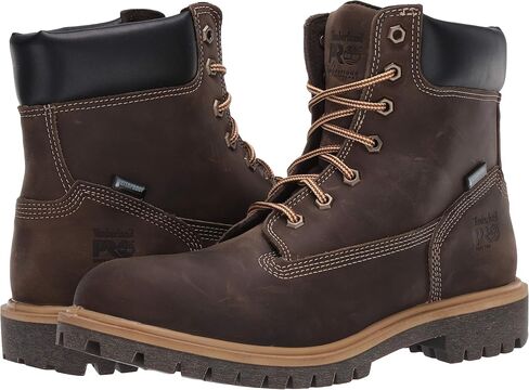 حذاء Timberland PRO النسائي Direct Attach مقاس 6 بوصة من الصلب الآمن عند أصابع القدم معزول ومقاوم للماء، حذاء عمل صناعي - - Coffee، 10 in Saudi Arabia