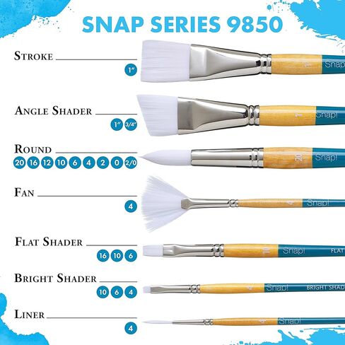 Princeton Snap! Angled Shading Brush: 0.75" in Saudi Arabia