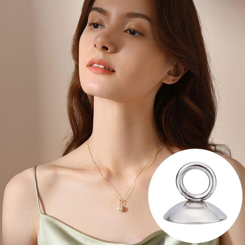 UNICRAFTALE 100pcs Bead Bail Cap Pendant Bails 5 Sizes 4-10mm Diameter 304 Stainless Steel Round Bails Clasp Dangle Charm Bead Pendant Connector Cup Pearl Bail Pin Peg for Jewelry Making in Saudi Arabia