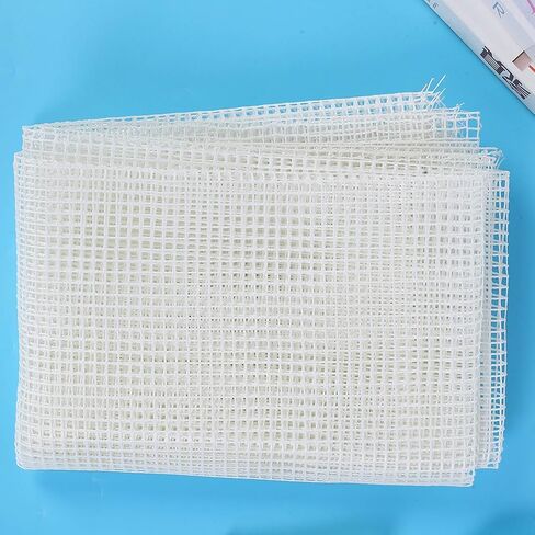 Blank Rug Household DIY Hand Made Crocheting Carpet Rug, Blank Rug Hooking Mesh Blank Rug Hooking Mesh Canvas DIY Sheet for Embroidery Cross Crafts Decoration (Grid Cloth 150 * 100cm) in Saudi Arabia