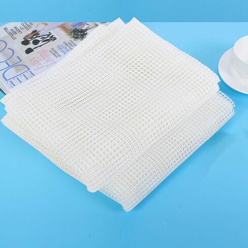 Blank Rug Household DIY Hand Made Crocheting Carpet Rug, Blank Rug Hooking Mesh Blank Rug Hooking Mesh Canvas DIY Sheet for Embroidery Cross Crafts Decoration (Grid Cloth 150 * 100cm) in Saudi Arabia