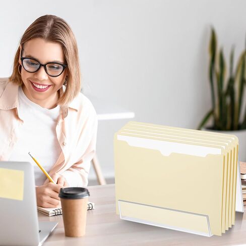 Manila File Jacket,10x12 Inches Job Folders File Jackets,2 Inch Expandable Sides Manila Folders,50 Packs Project File Jacket,Assorted Positions,Reinforced Straight-Cut Tab in Saudi Arabia