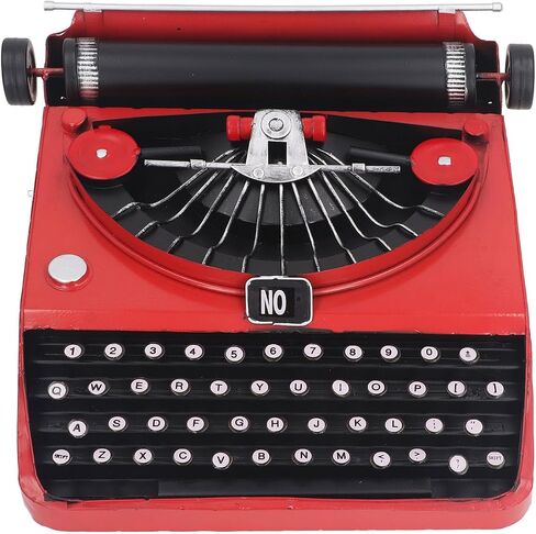 Type Writing Machine Model, Vintage Typewriter Model, Iron Antique Typewriter Table Decor Display Model Typewriter Ornament Statue, Kids Typewriter Model in Saudi Arabia