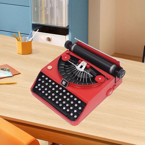 Type Writing Machine Model, Vintage Typewriter Model, Iron Antique Typewriter Table Decor Display Model Typewriter Ornament Statue, Kids Typewriter Model in Saudi Arabia