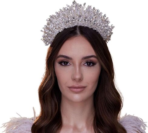 Crystal Rhinestone Tiara in Saudi Arabia