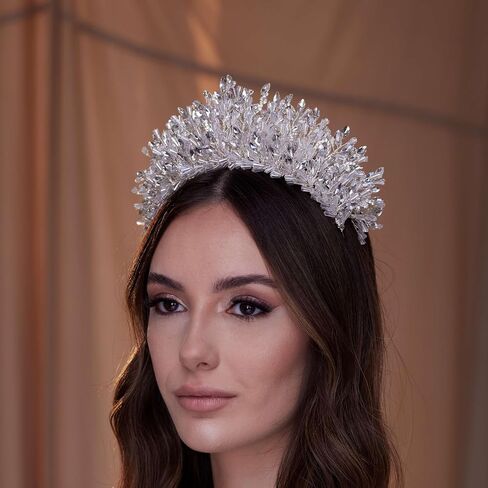 Crystal Rhinestone Tiara in Saudi Arabia