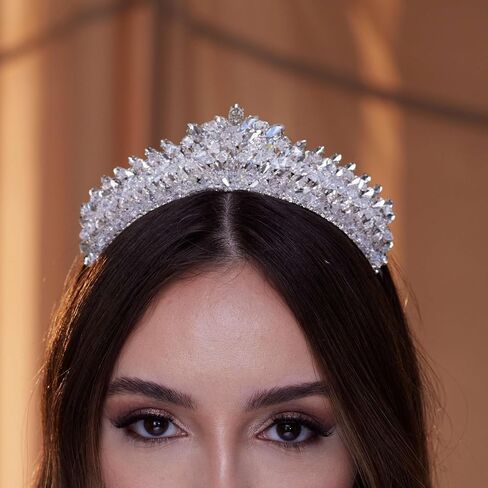 Crystal Rhinestone Wedding Tiara in Saudi Arabia
