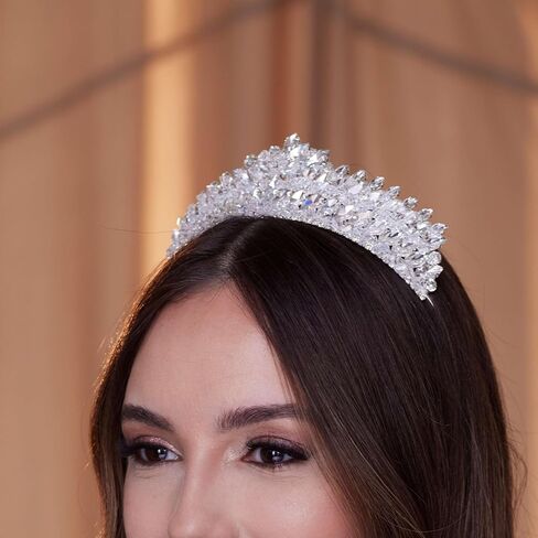 Crystal Rhinestone Wedding Tiara in Saudi Arabia