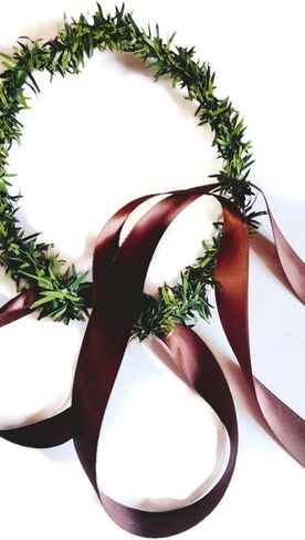 Wild Leaves Hair Crown For Nature Themed Wedding, Christmas Boho Bridal shower in Saudi Arabia