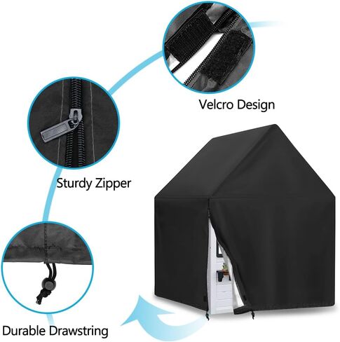 غطاء في الهواء الطلق مناسب للأطفال Sweetwater Wooden Playhouse 46 "× 42" × 55 "ح. in Kuwait