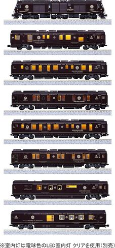 Kato n Gauge Cruise Train Nanatsuboshi في مجموعة Kyushu 8-Car [10-1519] (استيراد اليابان) in Kuwait