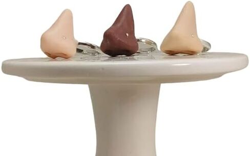 Fake Nose Ring with a Nose Stud Bone Ring - Gag Gift - Pun in Saudi Arabia